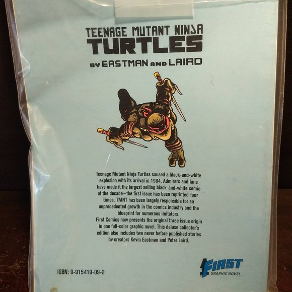 Vintage 1986 Teenage Mutant Ninja Turtles Graphic Novel #1 - Picture 2 of 6
